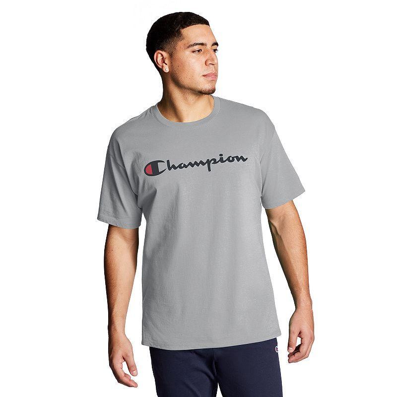 Men's Champion® Graphic Tee, Size: Large, White Product Image