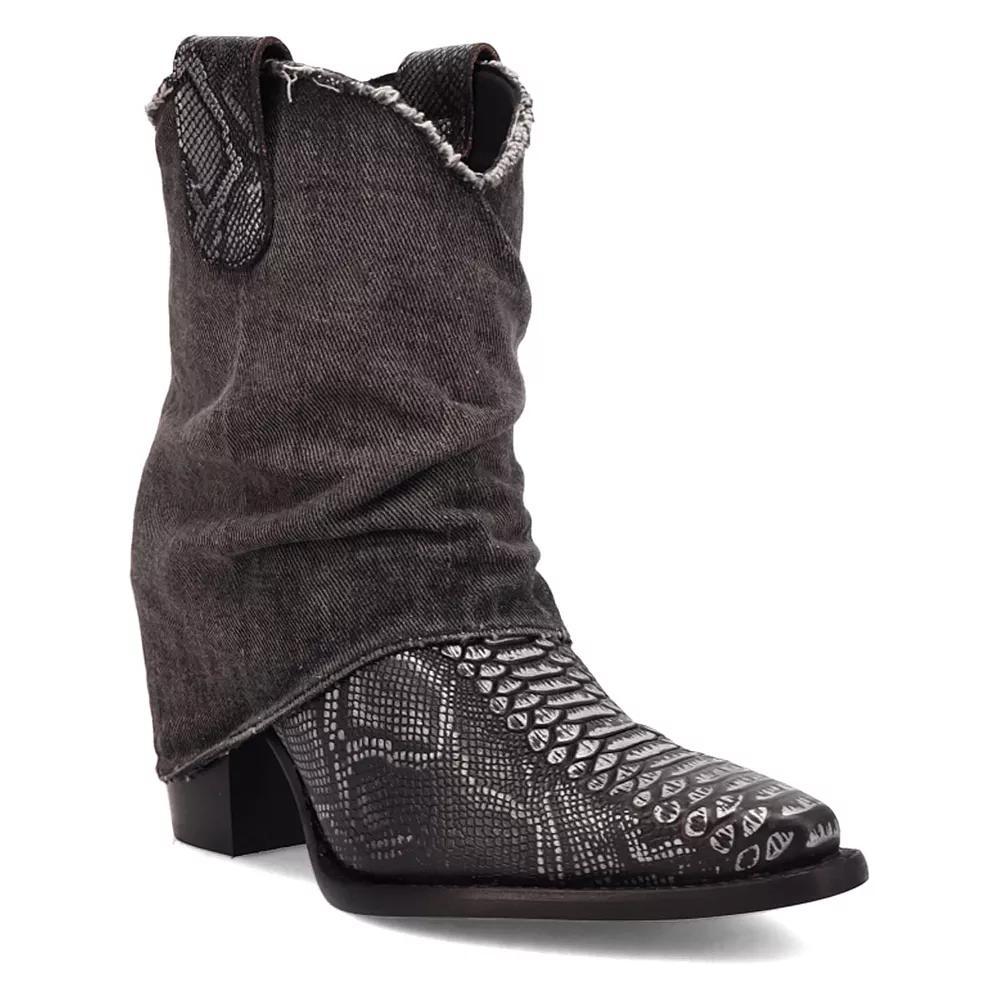 Dingo Denim Dream Women's Ankle Boots, Size: 7.5, Black Product Image