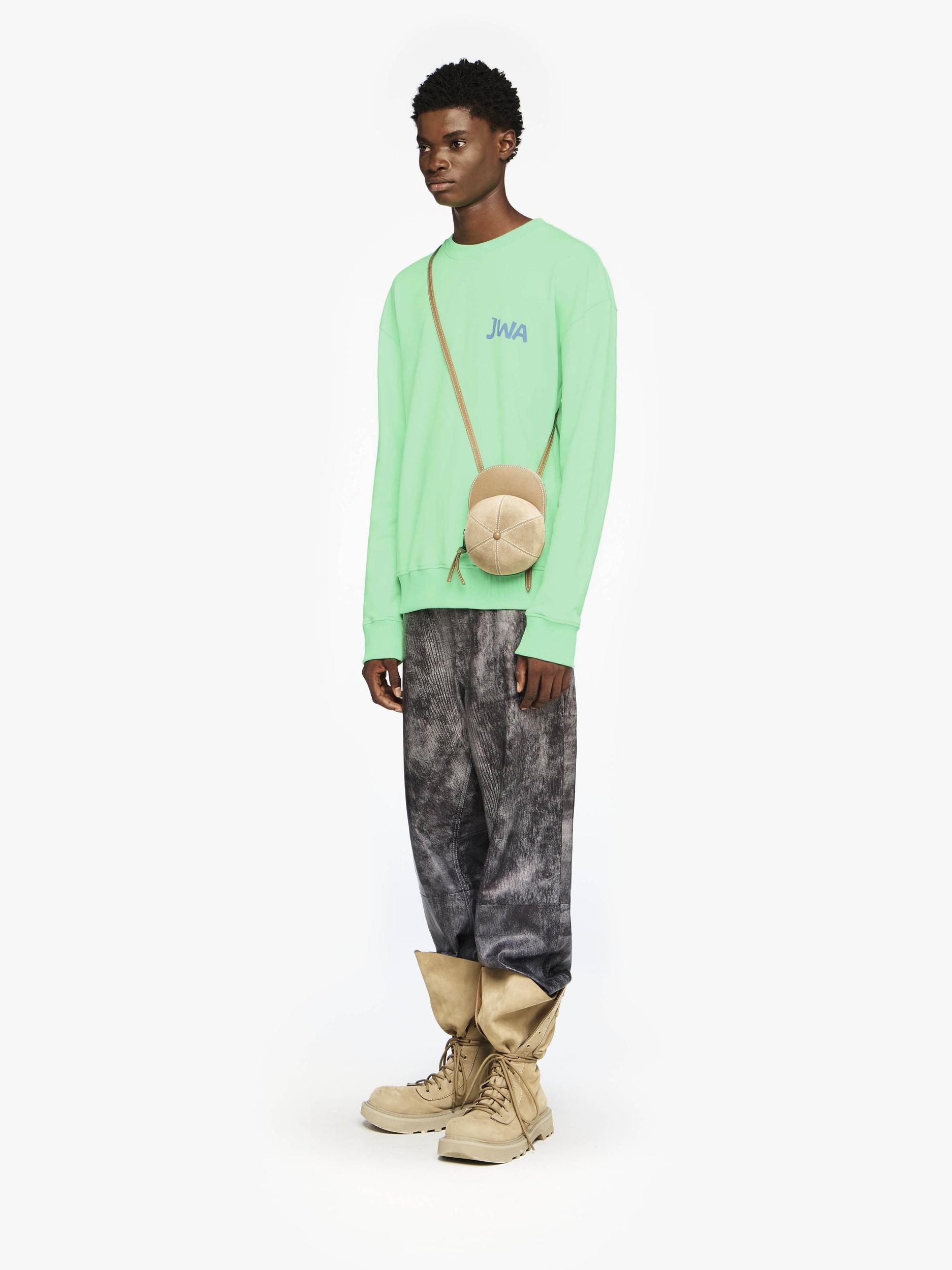SWEATSHIRT WITH MINI PRINTED LOGO Product Image
