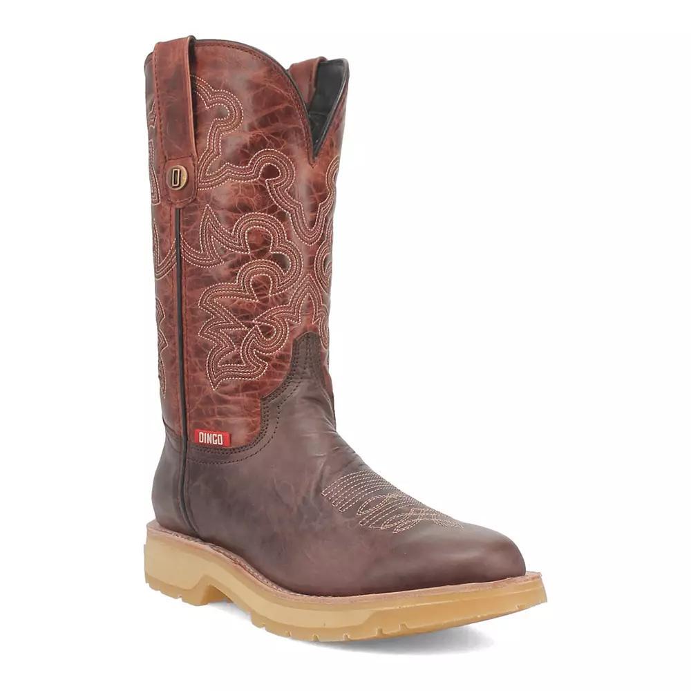 Dingo Big Horn Men's Leather Boots, Size: 9.5, Brown Product Image