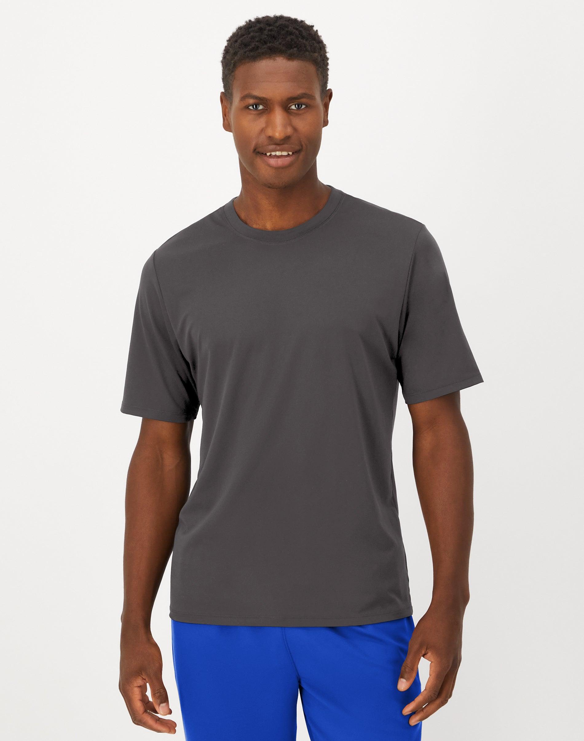 Men's Hanes Moves™ Short Sleeve Performance Tee, Size: XXL, Tubing Grey Product Image