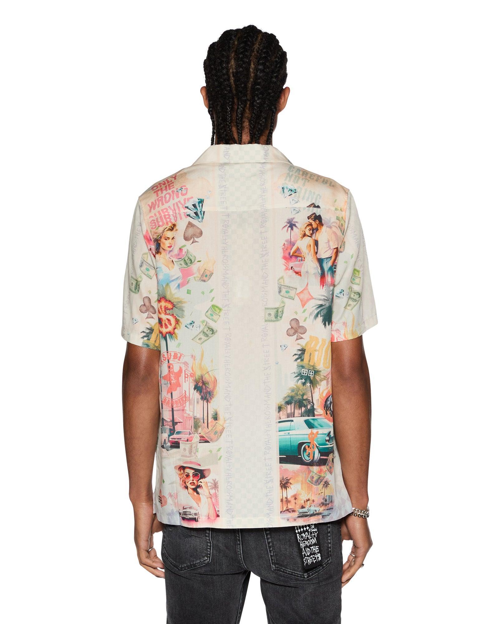 WORLD ORDER RESORT SS SHIRT MULTI Male Product Image