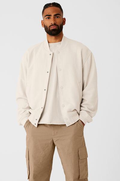 Renown Varsity Jacket - Bone Product Image