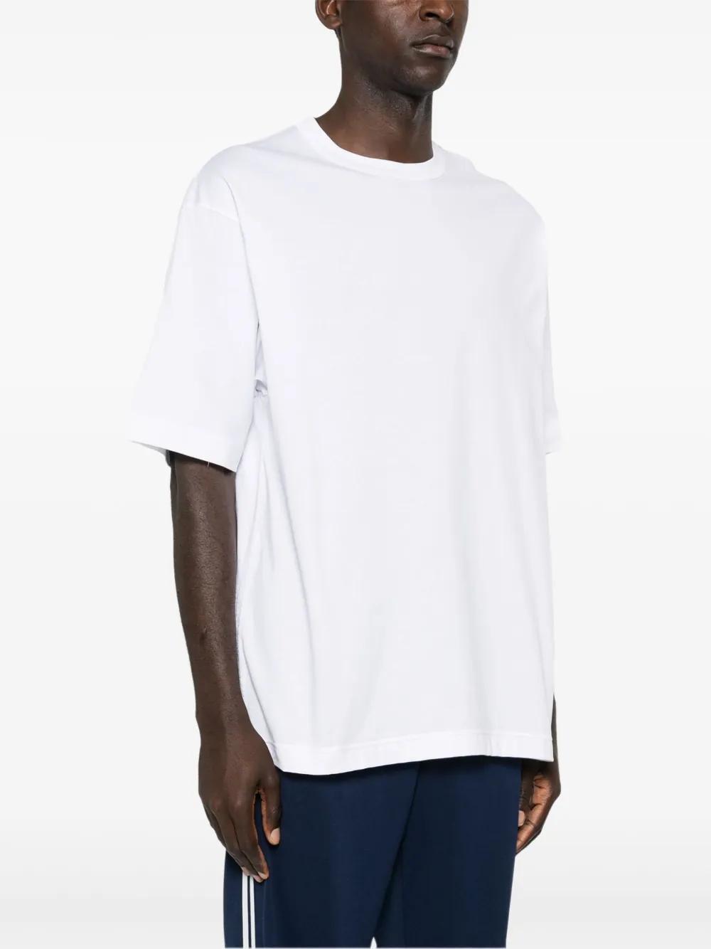 logo-embroidered cotton T-shirt Product Image