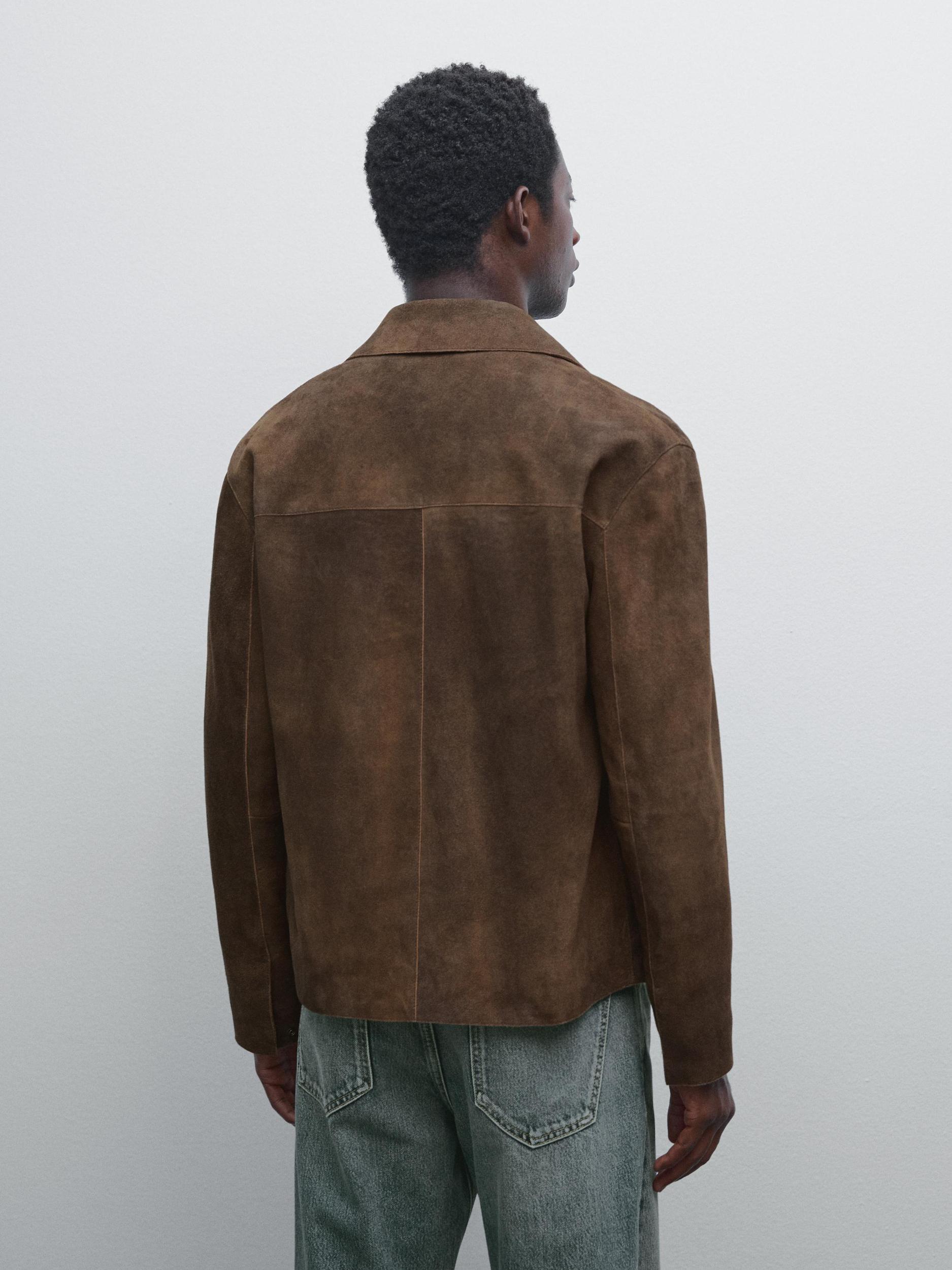 Suede goatskin jacket Product Image