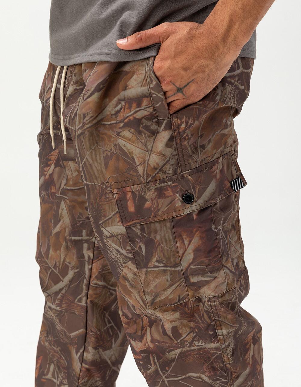 LIRA Azalea Mens Loose Fit Nylon Cargo Pants - CAMO Product Image