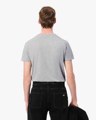 Lightweight Cotton Pima V Neck T-shirt Product Image