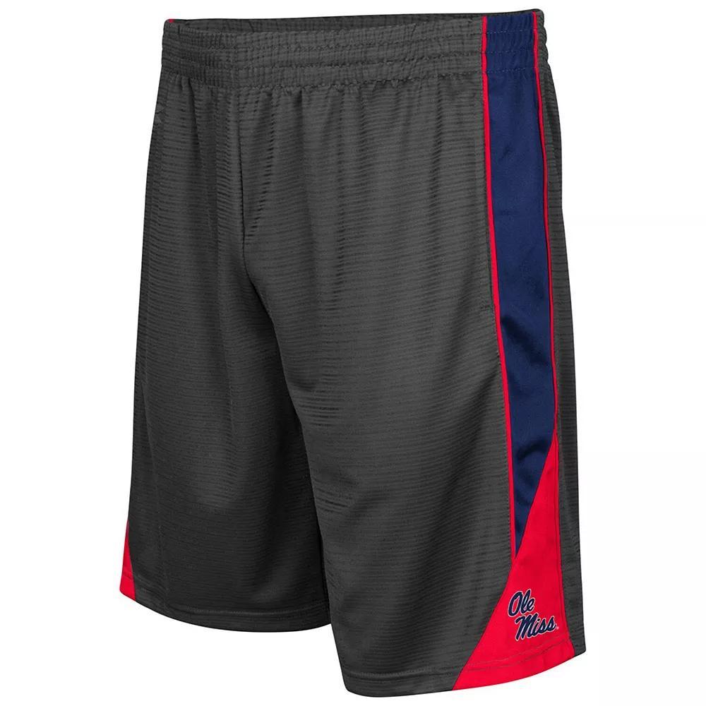 Men's Colosseum Charcoal Ole Miss Rebels Turnover Shorts, Size: Large Product Image