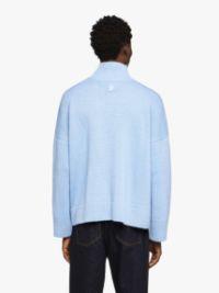 DUAL TONE - PATCH POCKET TURTLENECK SWEATER in white | JW Anderson US  Product Image