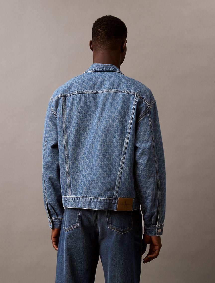 90s Allover Monogram Trucker Jacket Product Image