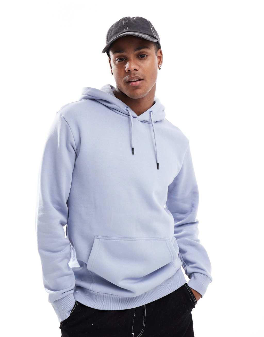 ONLY & SONS hoodie in light blue Product Image