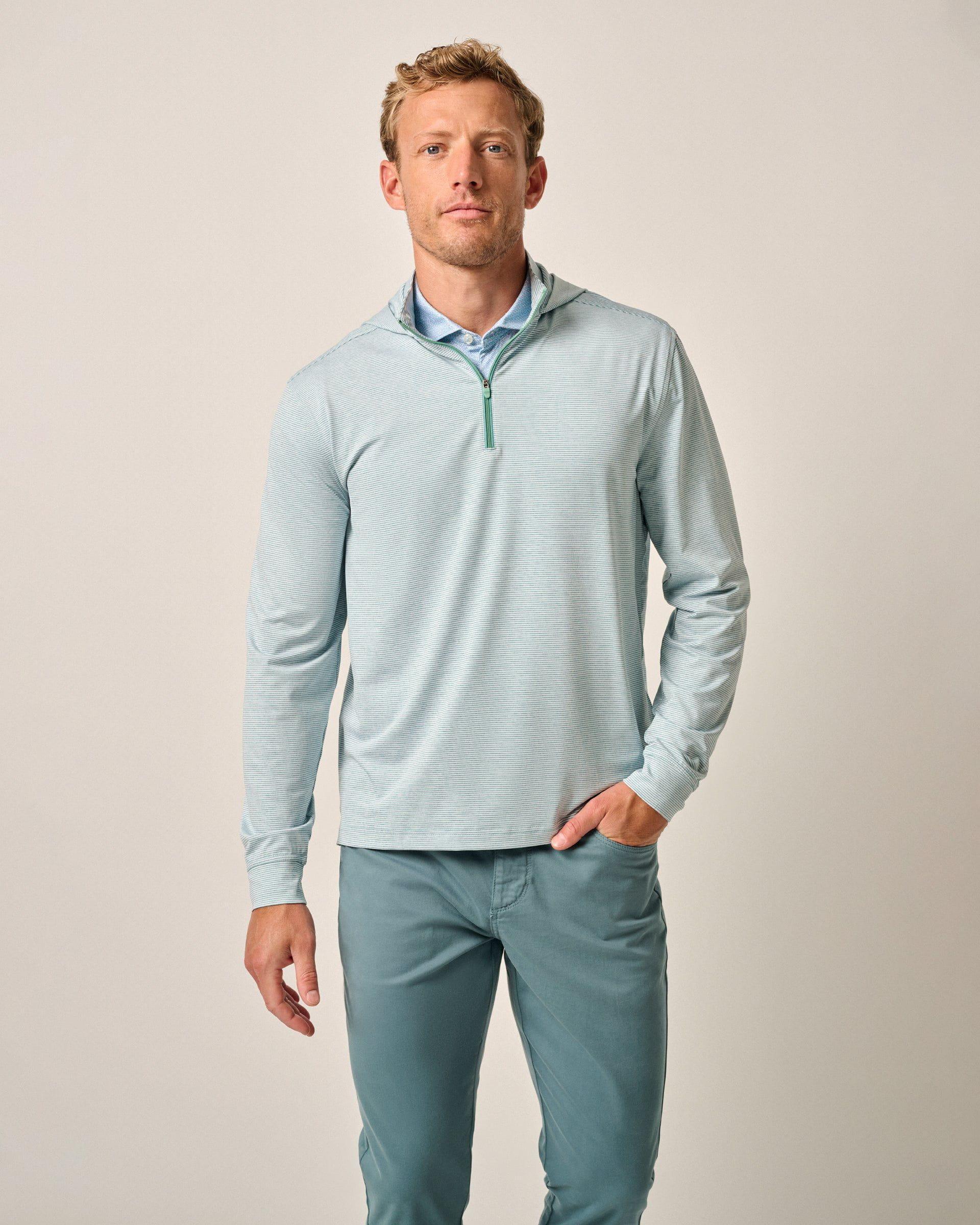 Hybrid Performance 1/4 Zip Hoodie Male Product Image