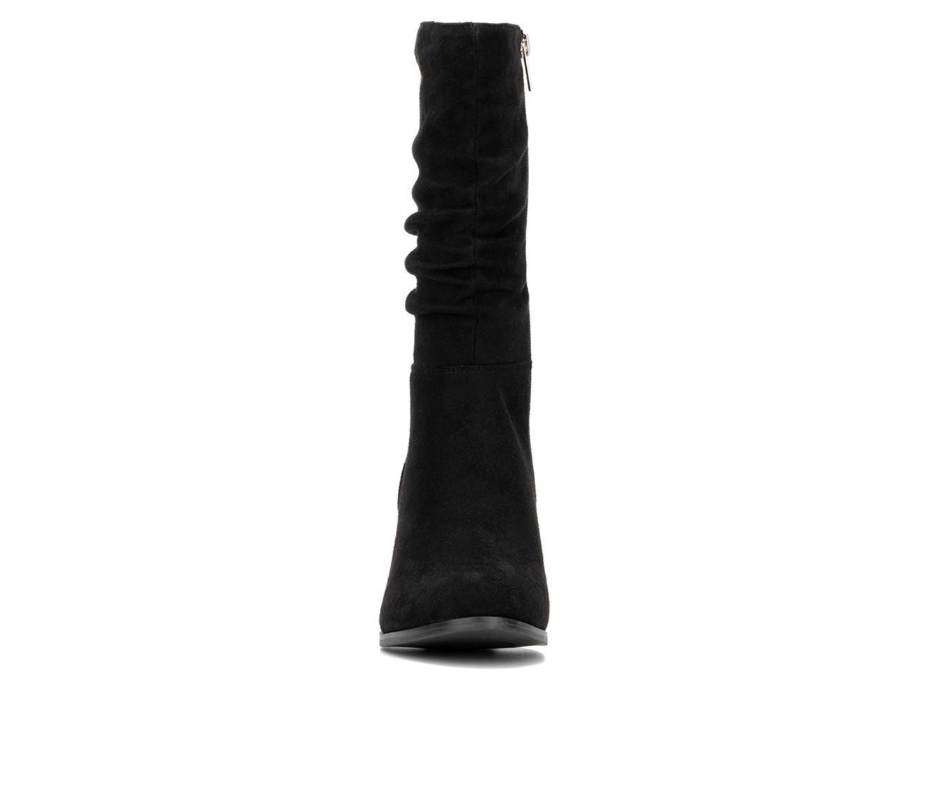 Women's New York and Company Amena Mid Calf Heeled Boots Product Image