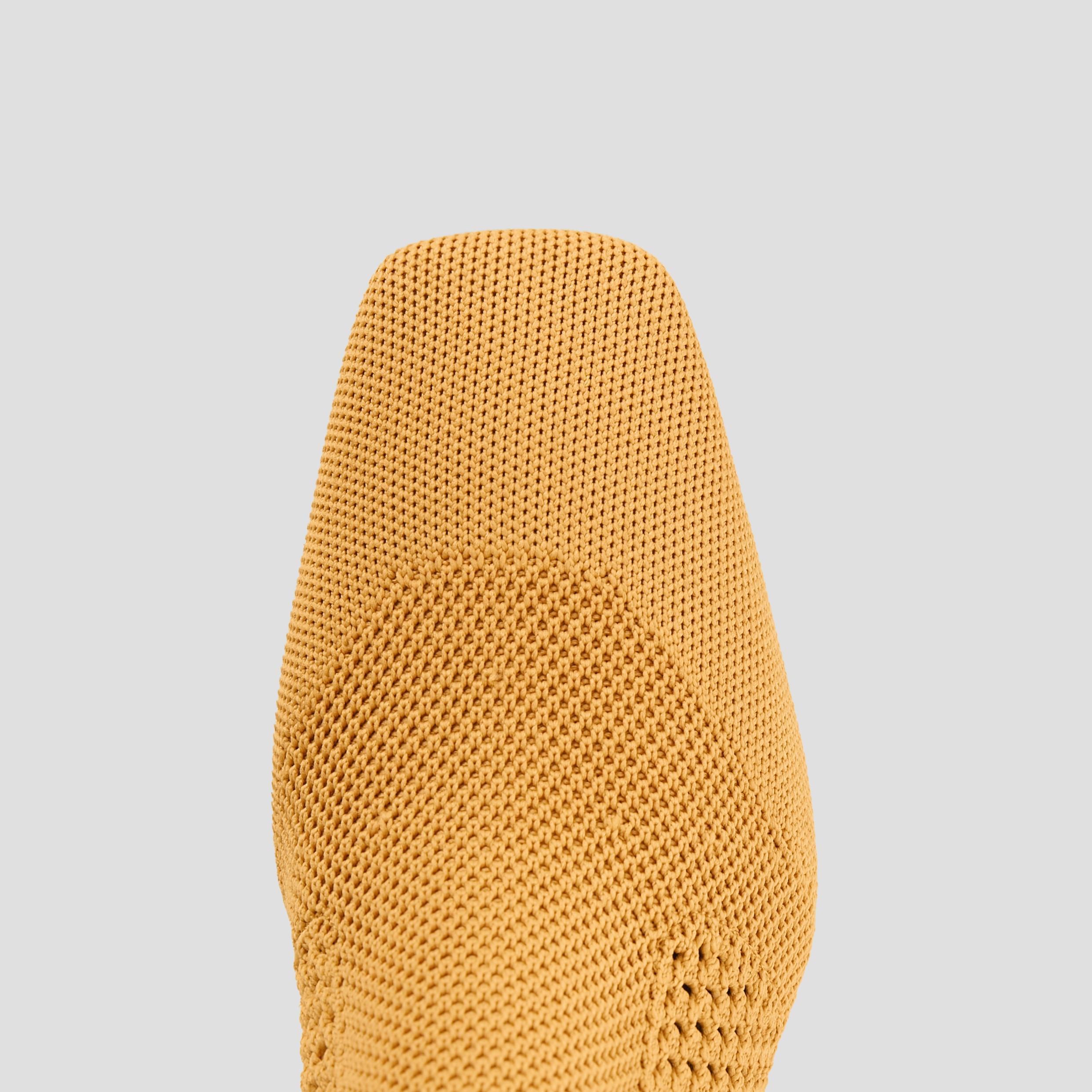 Square-Toe Perforated Heeled Boots (Melissa) Product Image