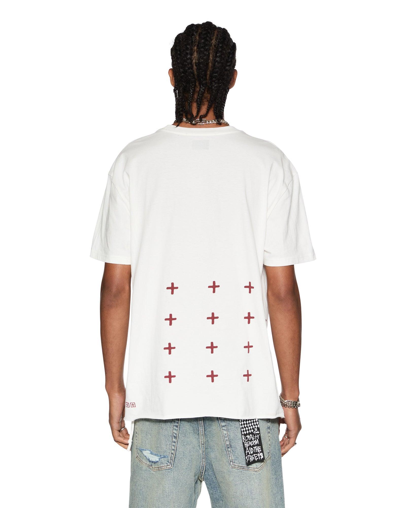 FUEGO BIGGIE SS TEE TRU WHITE Male Product Image