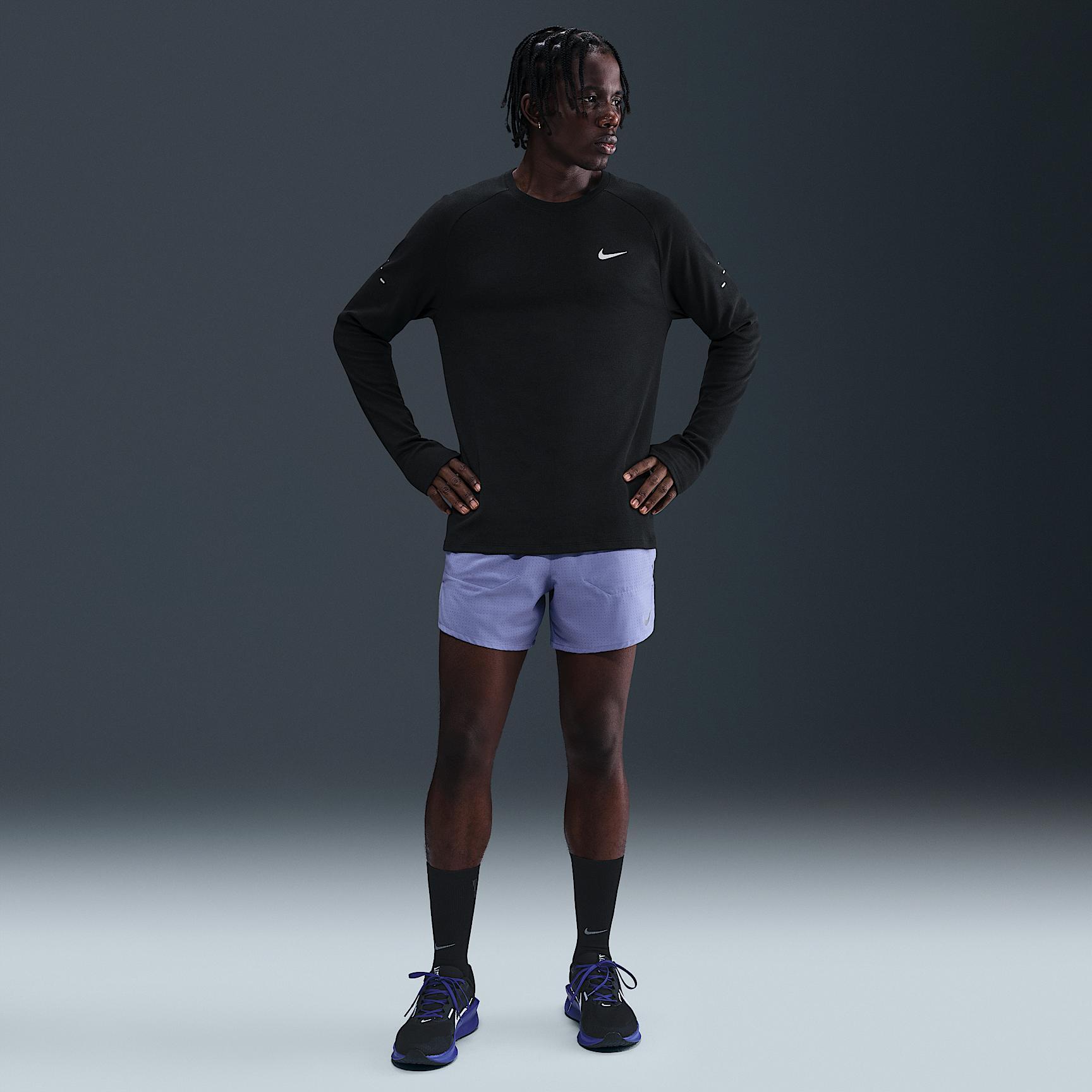 Nike Men's Stride Dri-FIT Running Waffle Crew Product Image