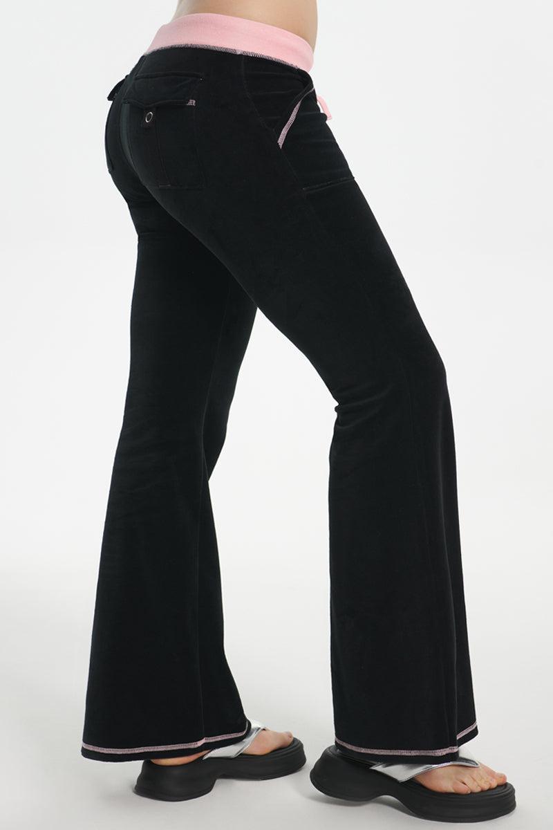 Sweetheart Cotton Velour Track Pants Product Image