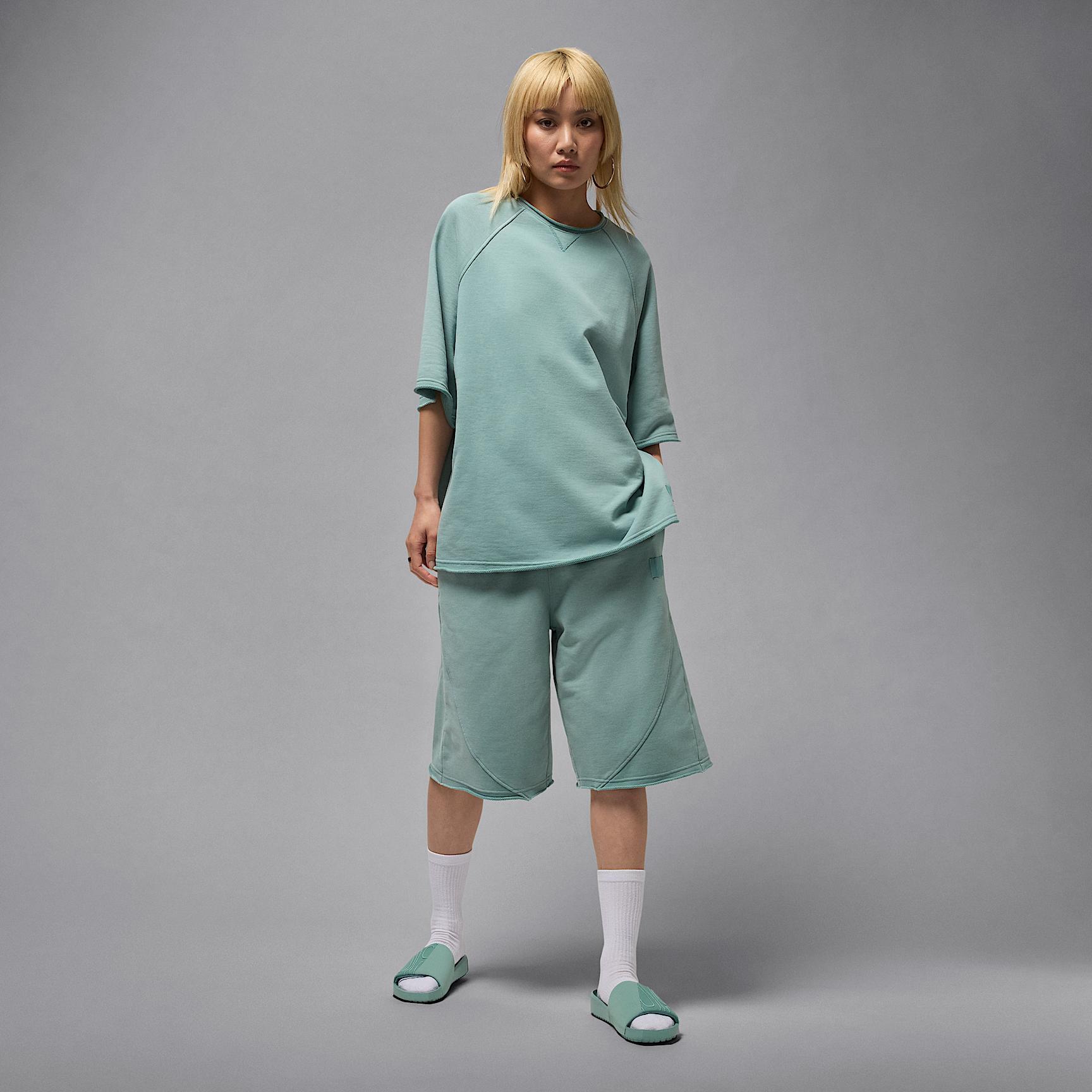 Women's Jordan Flight Fleece Oversized Short-Sleeve French Terry Top Product Image