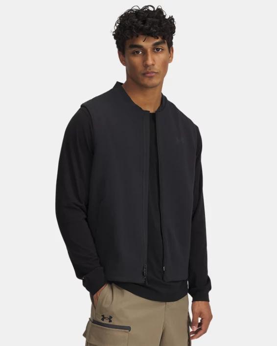 UA Unstoppable Fleece Grid Mens Vest Product Image