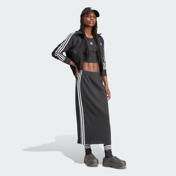 adidas Essentials Ribbed Tee White XS Womens Product Image