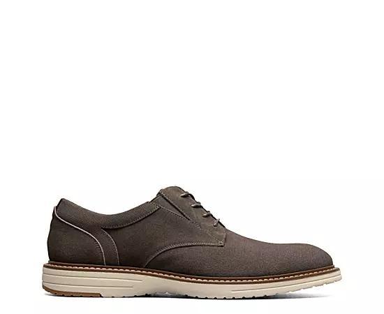 Nunn Bush® Griff Men's Suede Plain Toe Oxford Shoes, Size: 13, Grey Product Image