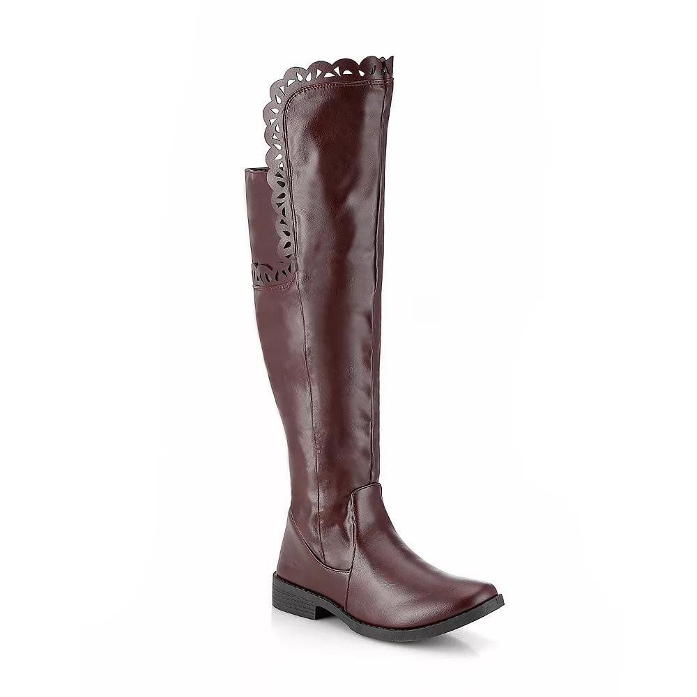 Henry Ferrera Bistro 200 Women's Tall Riding Boots, Size: 8, Red Product Image