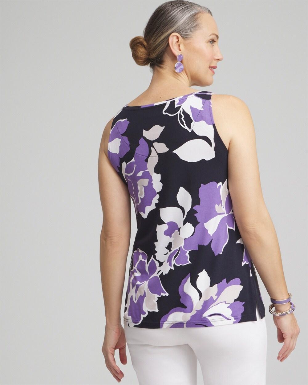 Touch of Cool™ Placed Floral Polished Tank Product Image
