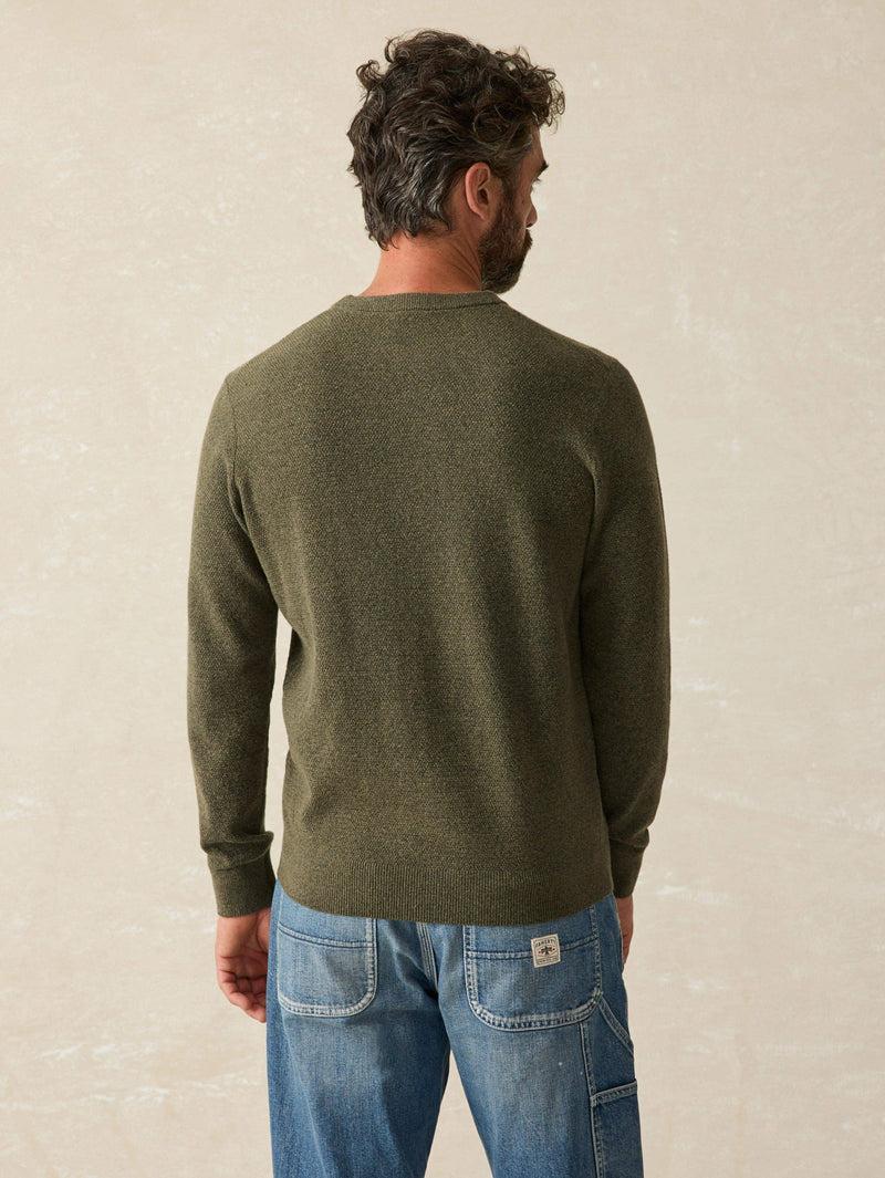 Jackson Crew Sweater - Olive Heather Product Image