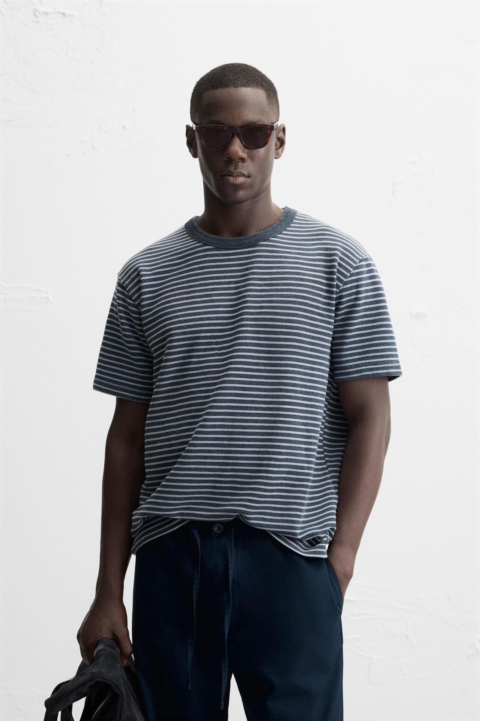 STRIPED JACQUARD SWEATSHIRT Product Image