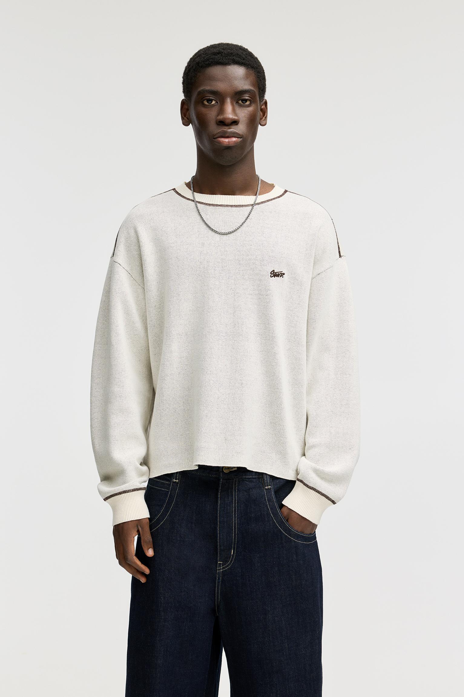 STWD sweater with seam details Product Image