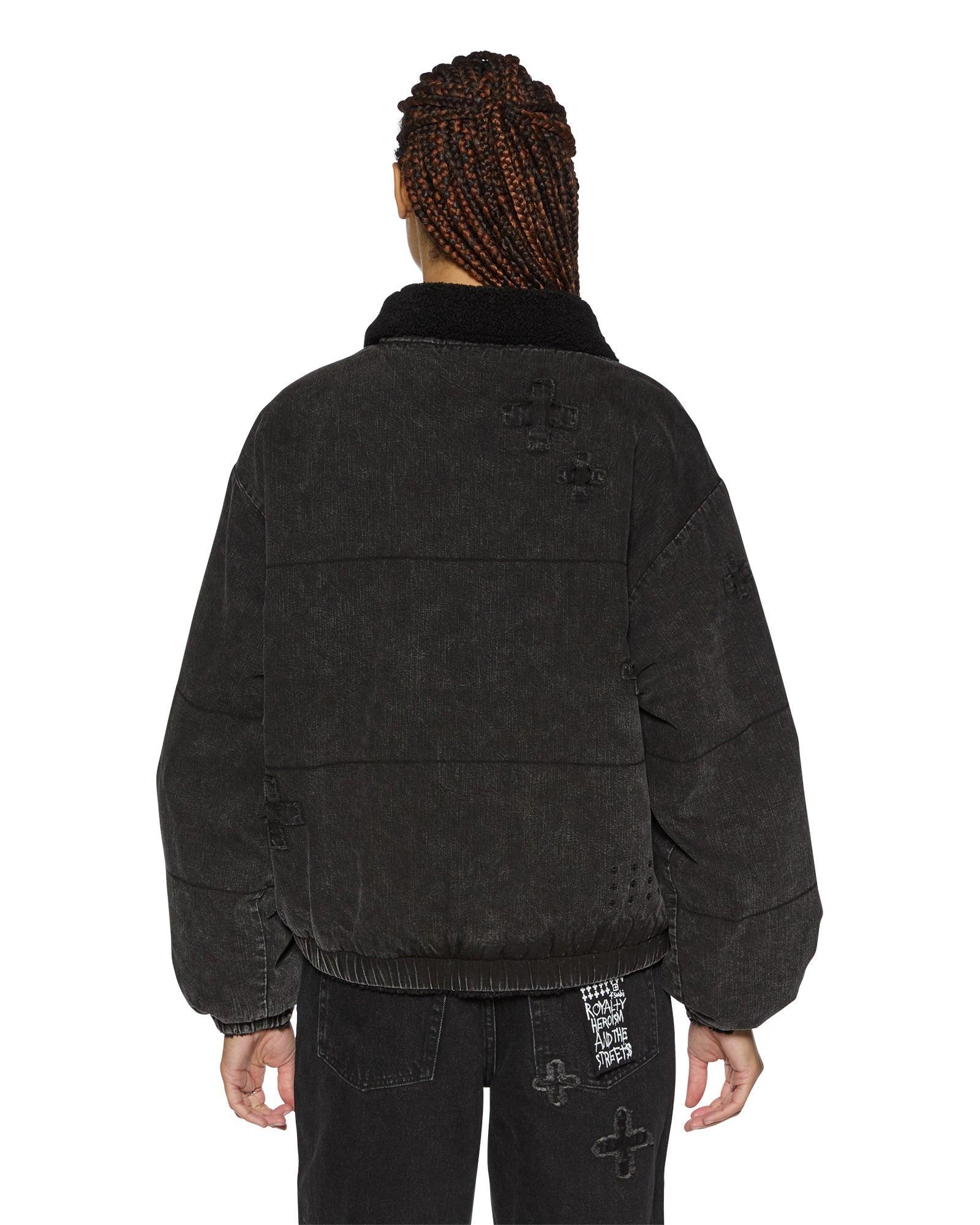 REVERSIBLE PUFFER JACKET NOIR KRAFTWERK/BLACK Female Product Image
