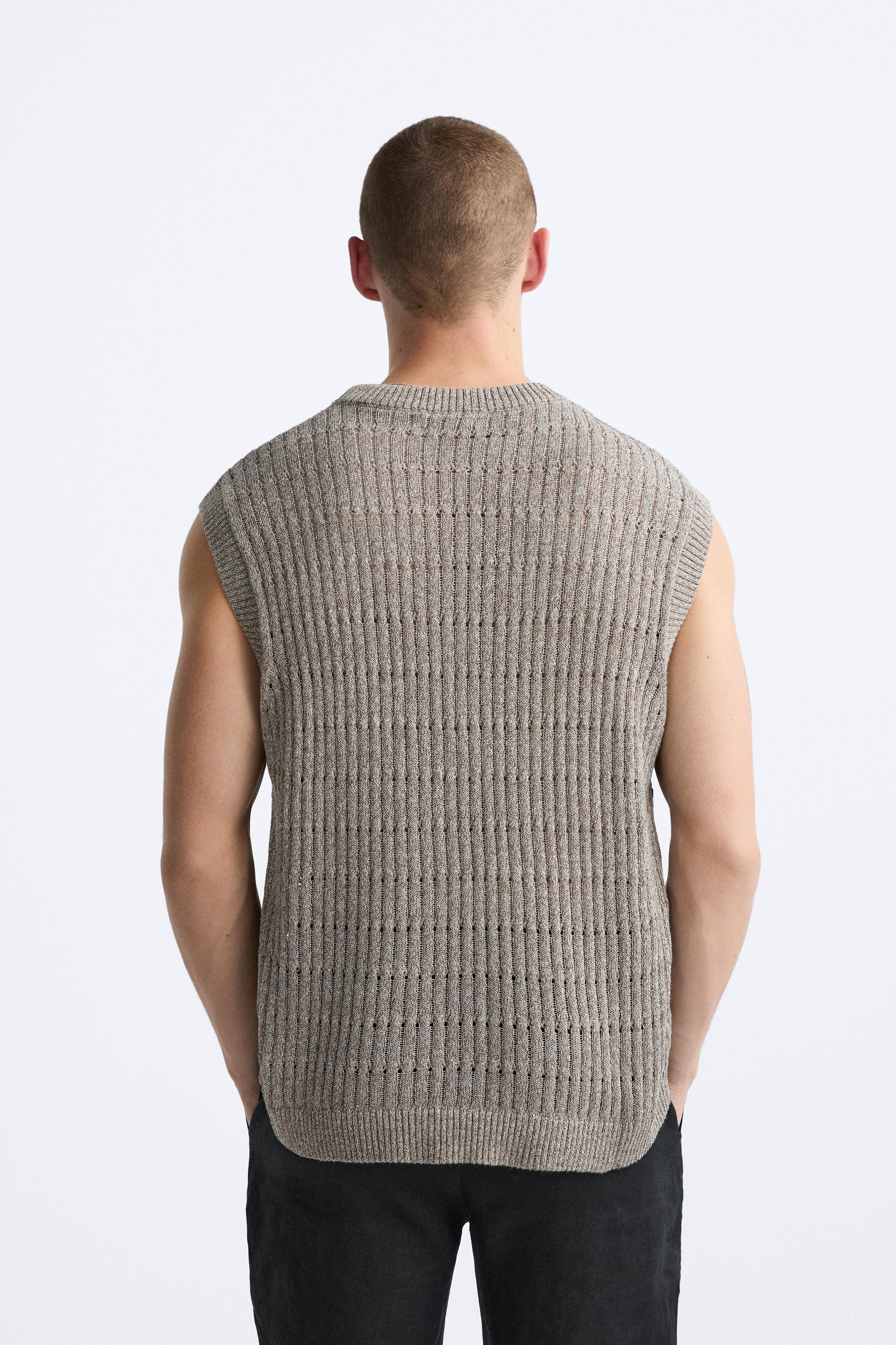 OPEN KNIT VEST Product Image