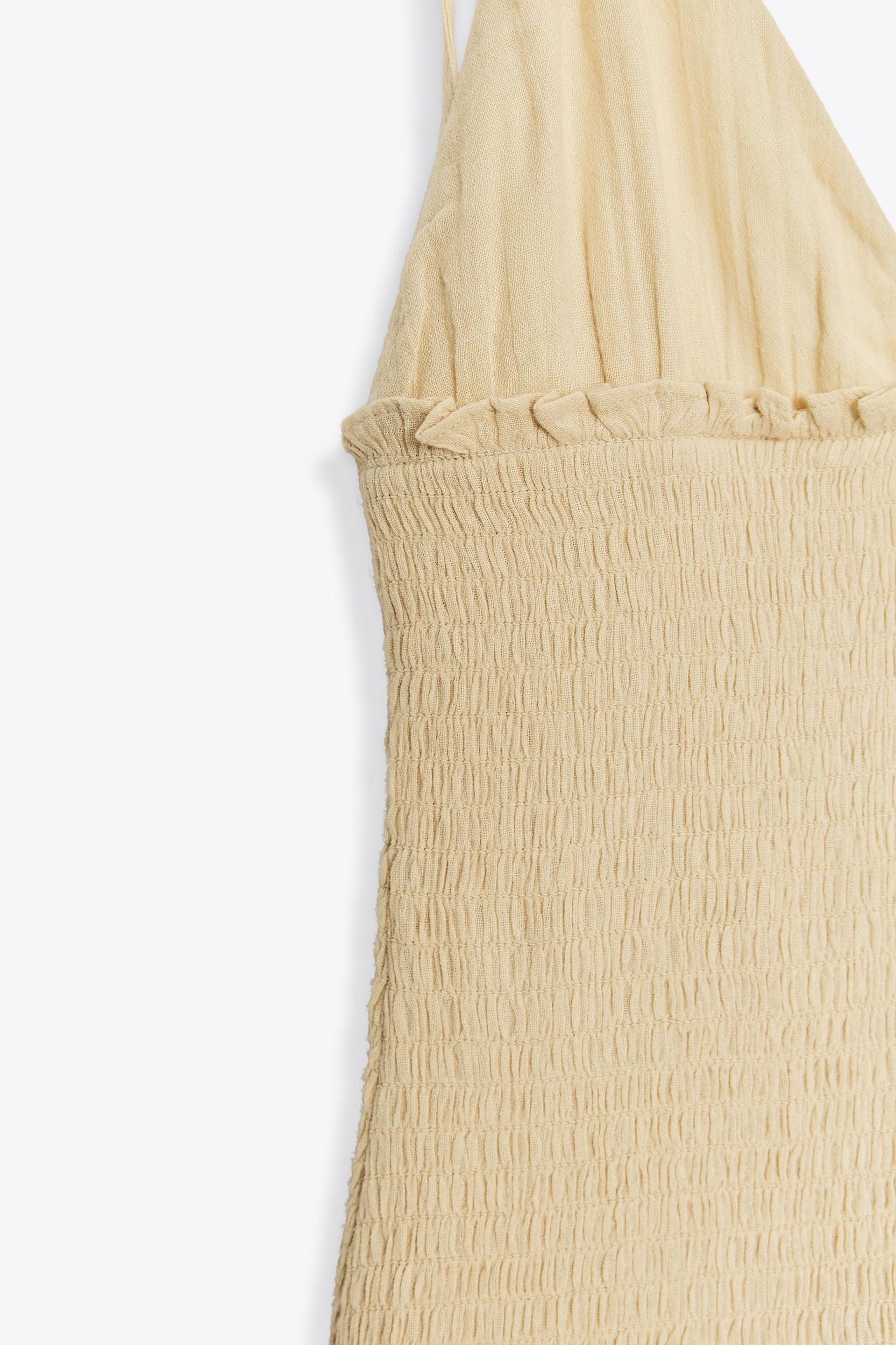 COMBINATION HONEYCOMB MIDI DRESS Product Image