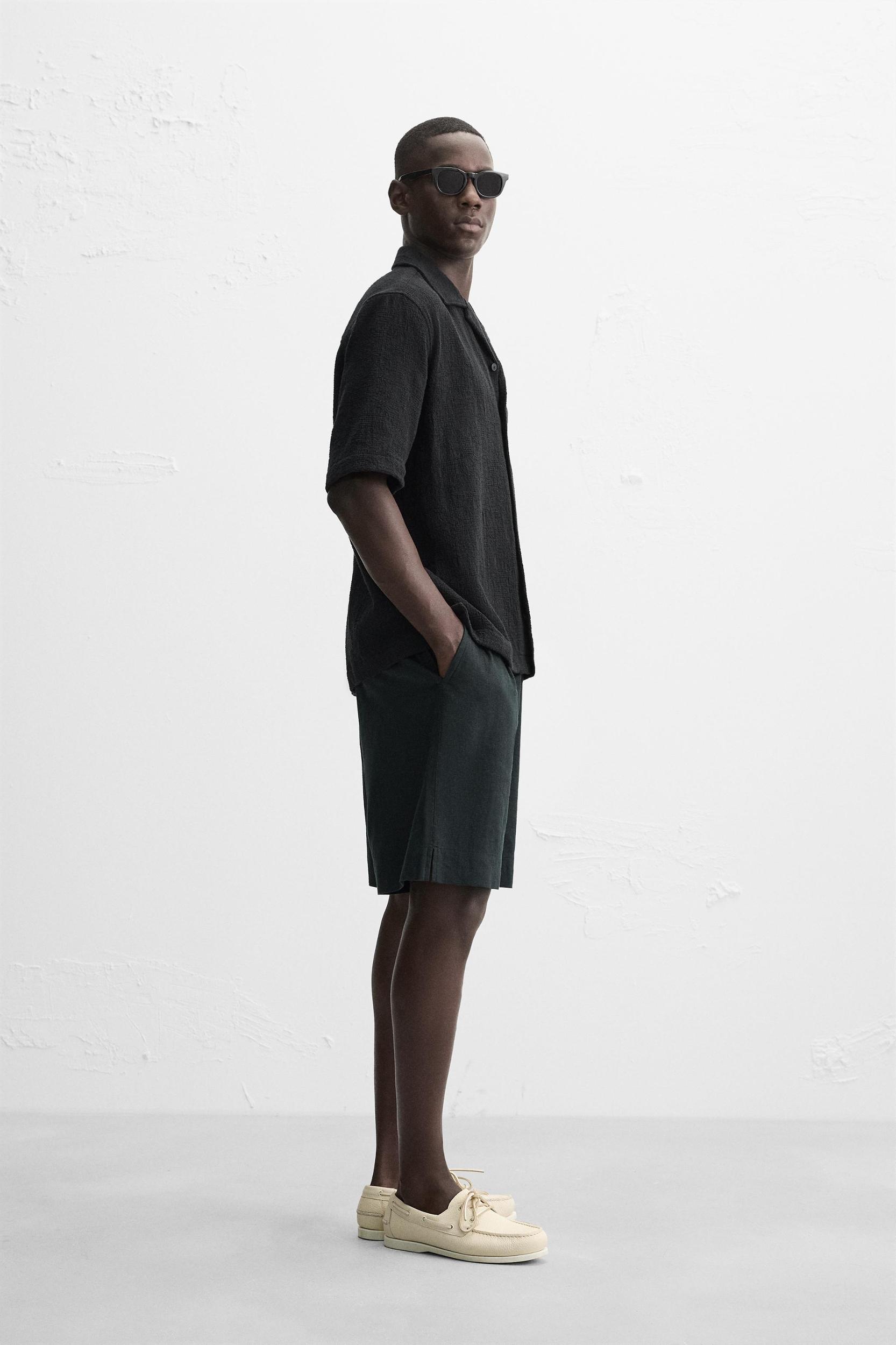 RELAXED FIT JACQUARD SHIRT Product Image