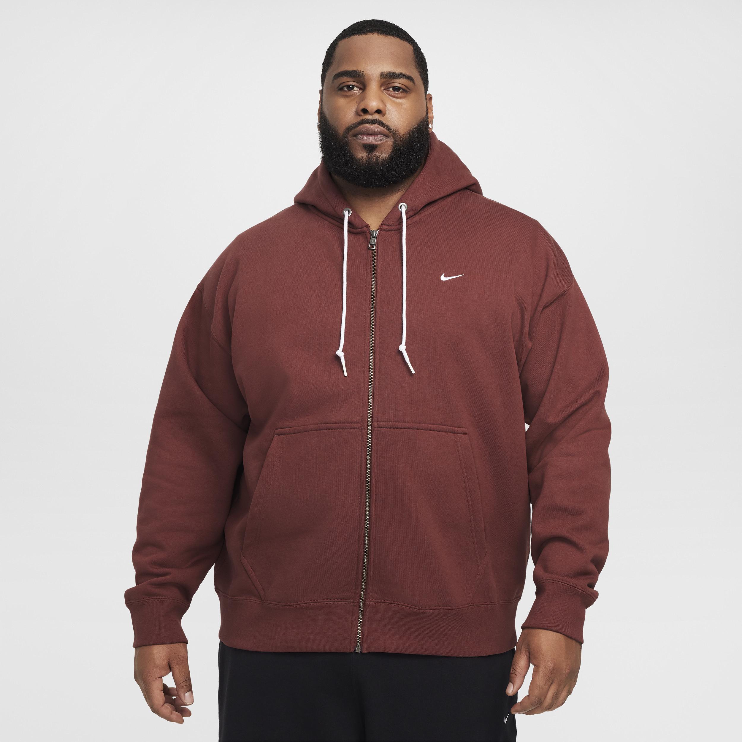 Nike Solo Swoosh Men's Full-Zip Hoodie Product Image