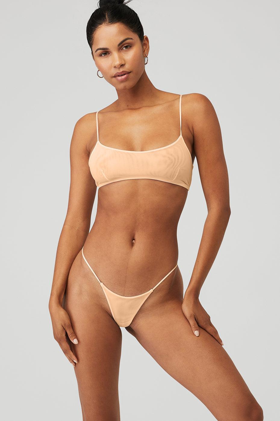 ALO | Airmesh Venus Bralette Beige Product Image