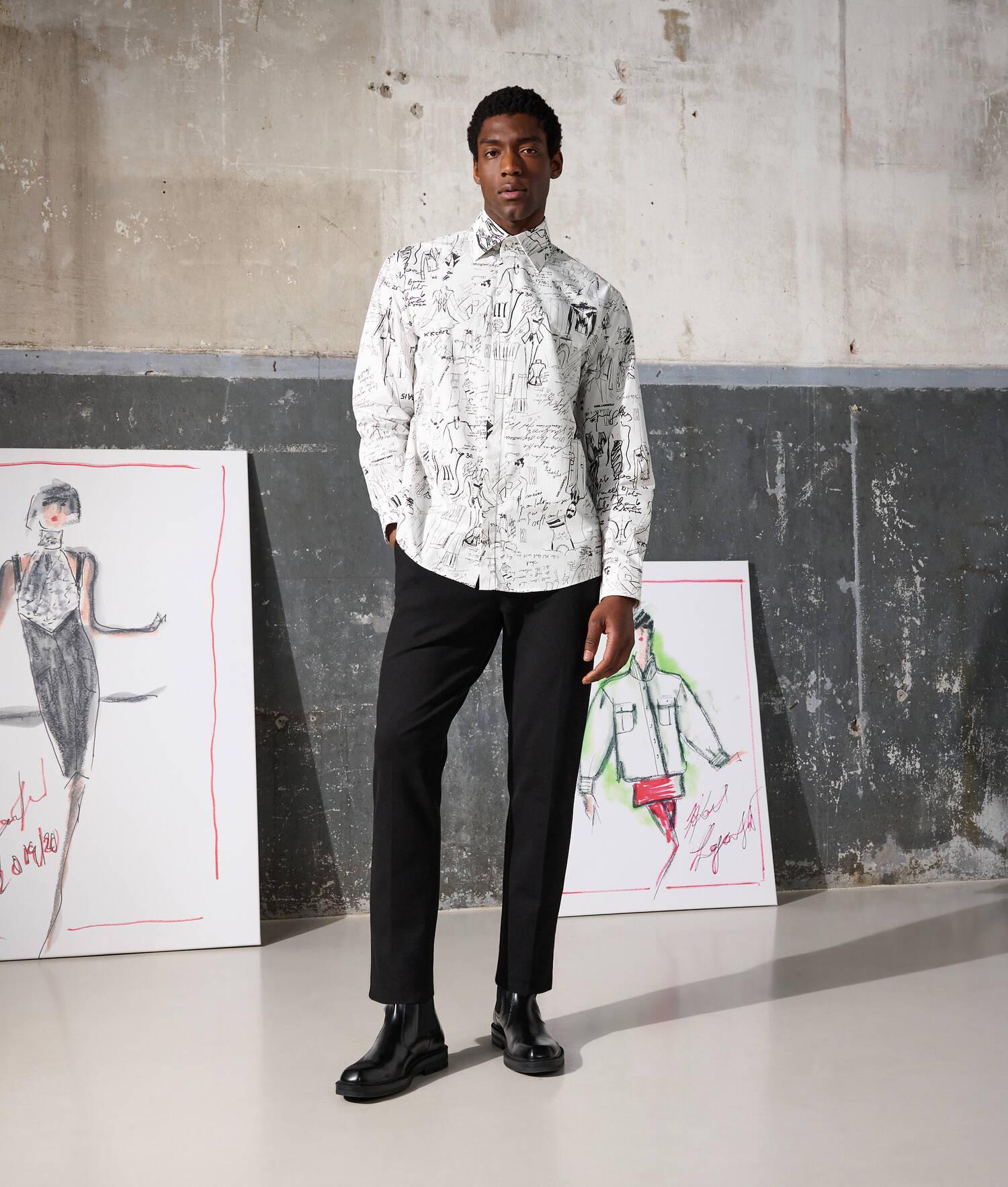 SKETCHED SHIRT HANDPICKED BY HUN KIM Product Image