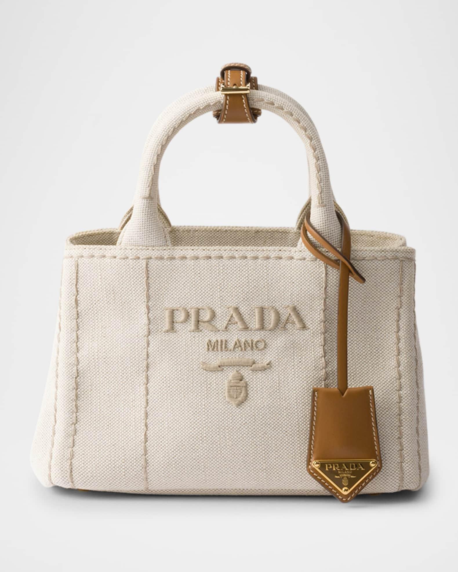 Linen-Blend Mini Crossbody Bag Product Image