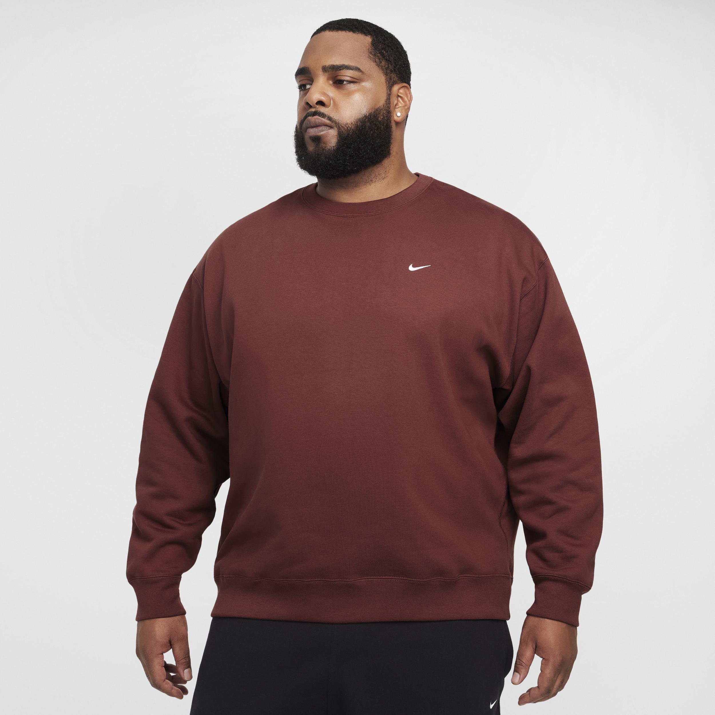 Nike Solo Swoosh Men's Fleece Crew Product Image