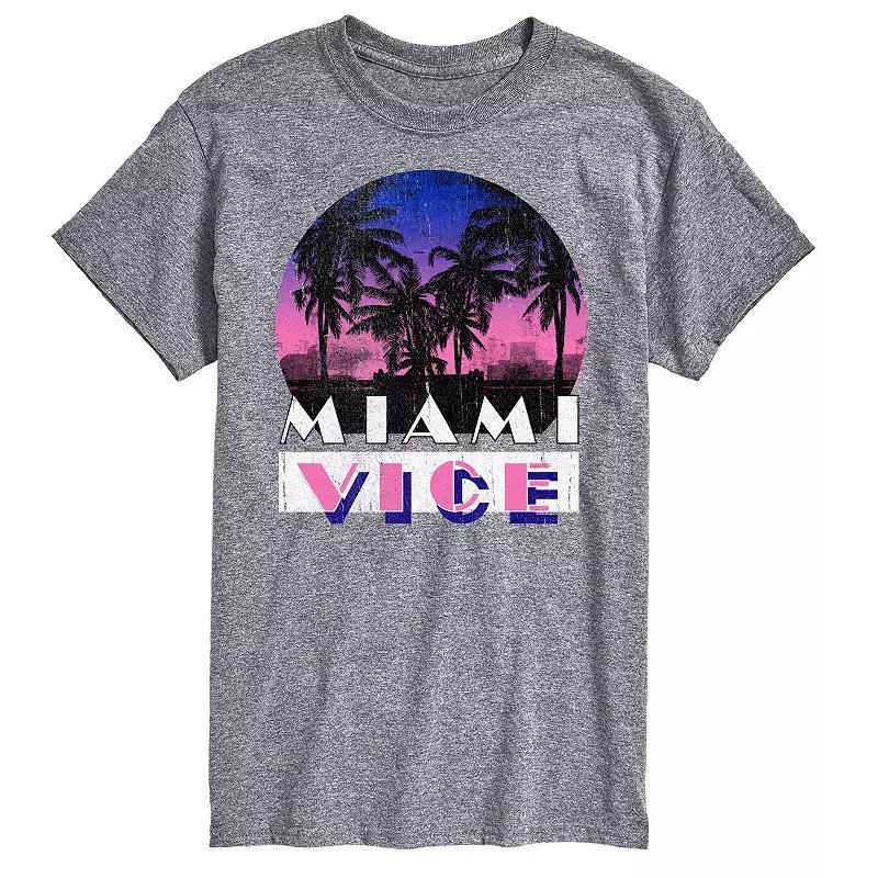 Big & Tall Miami Vice Vice Life Graphic Tee, Mens Product Image