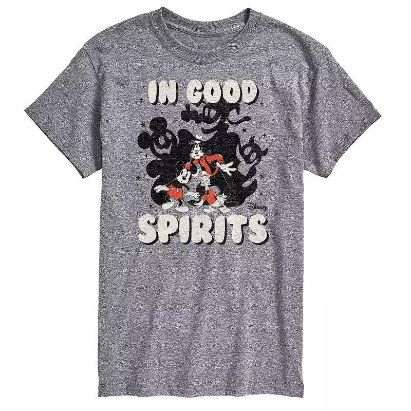 Disneys Mickey Mouse & Friends Big & Tall In Good Spirits Graphic Tee, Mens Product Image