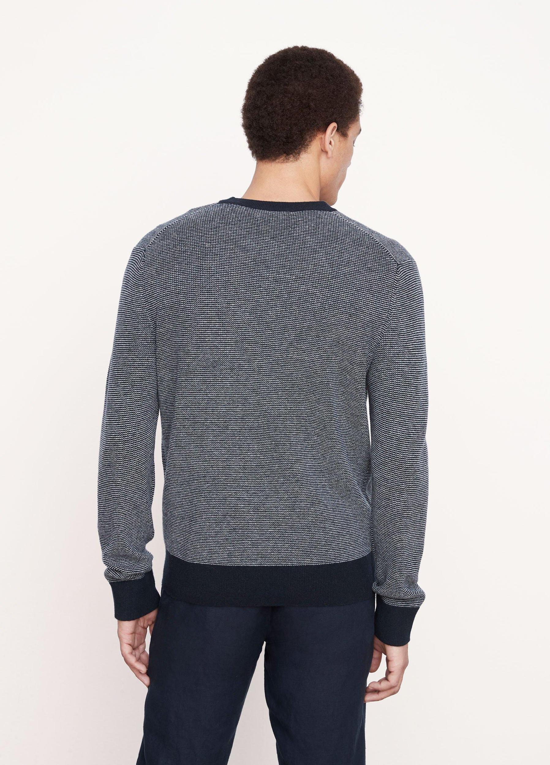 Feeder Stripe Wool and Cashmere Crew Neck Sweater Product Image