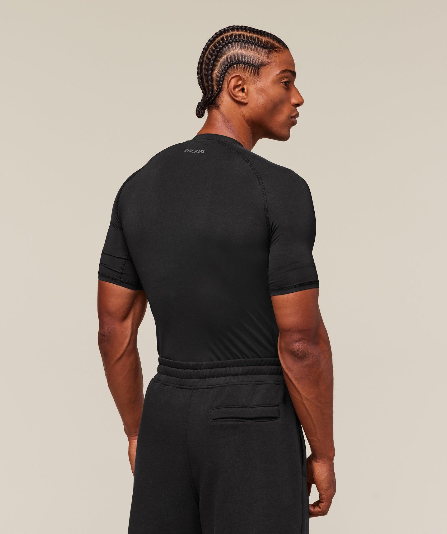 Gymshark Element Baselayer T-Shirt - Black Male Product Image
