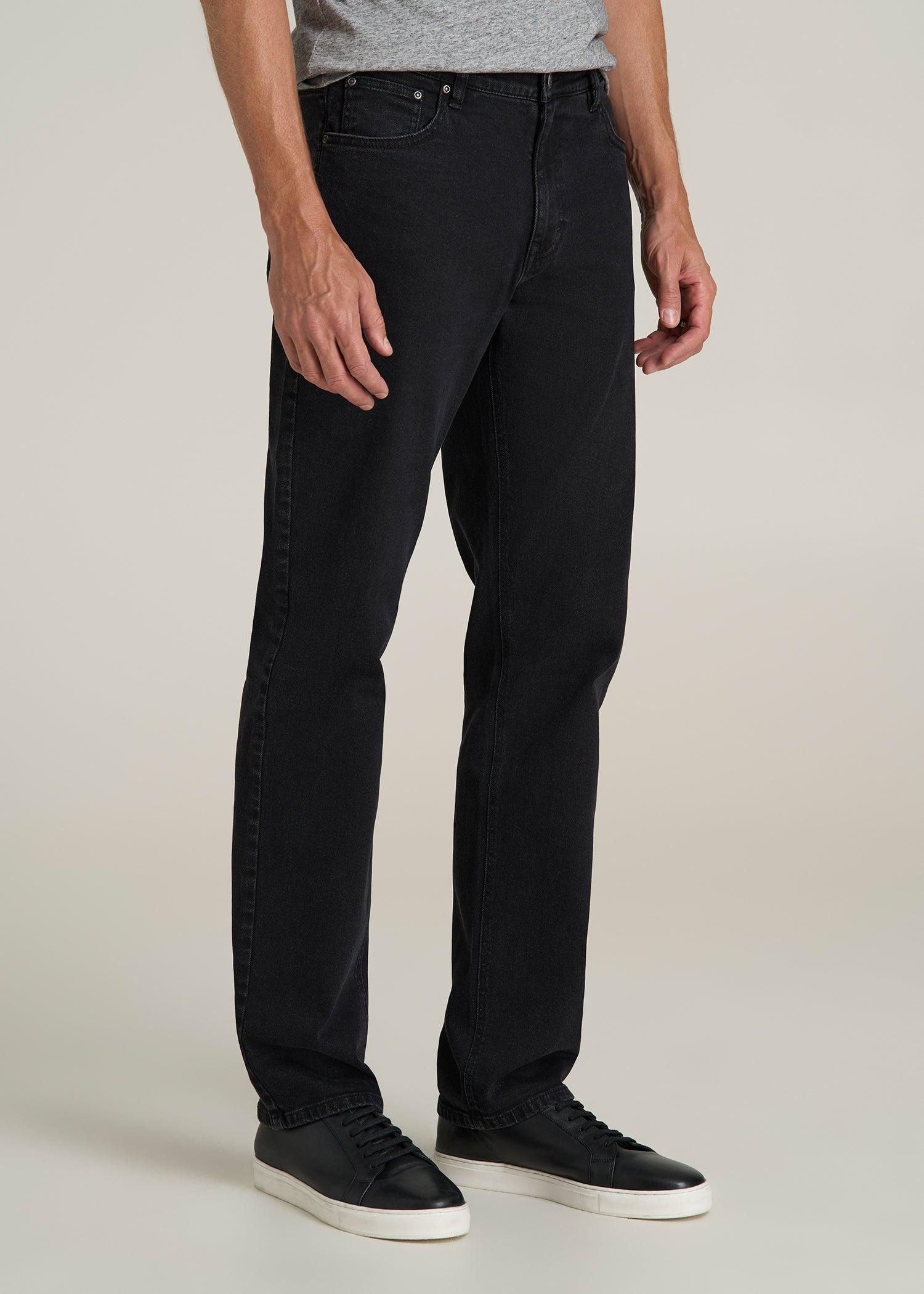 J1 STRAIGHT LEG Jeans for Tall Men in Onyx Black Wash Product Image
