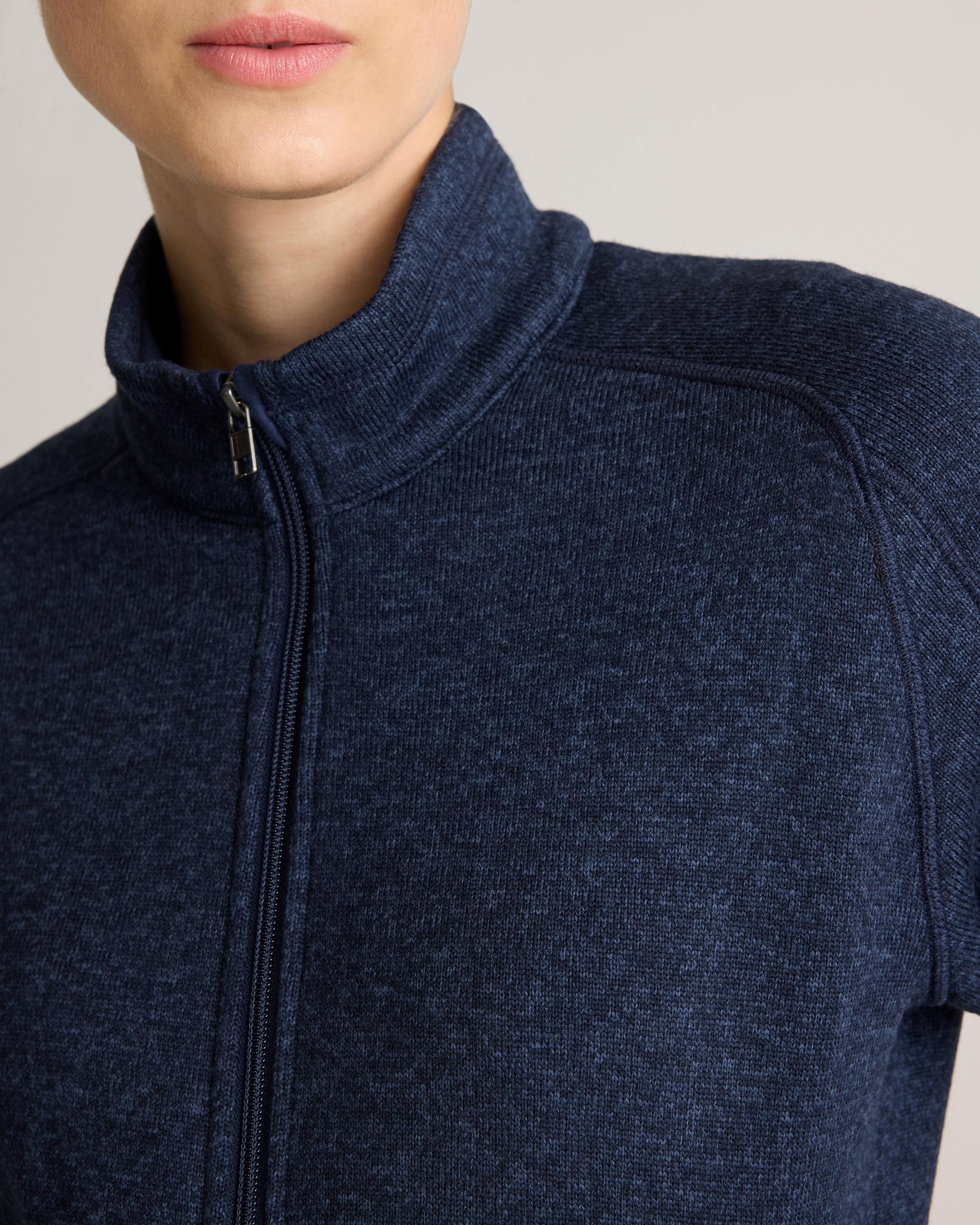 Quince | Women's Sweater-Knit Fleece Full-Zip Jacket Recycled Polyester Product Image