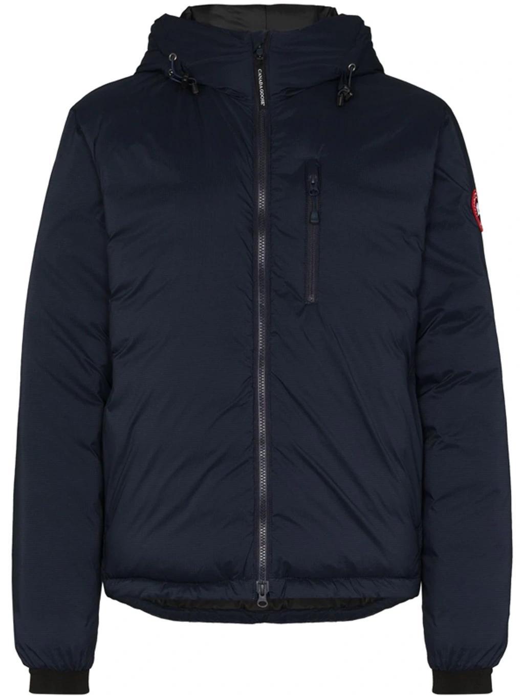 CANADA GOOSE Lodge Hooded Padded Jacket In Navy Product Image