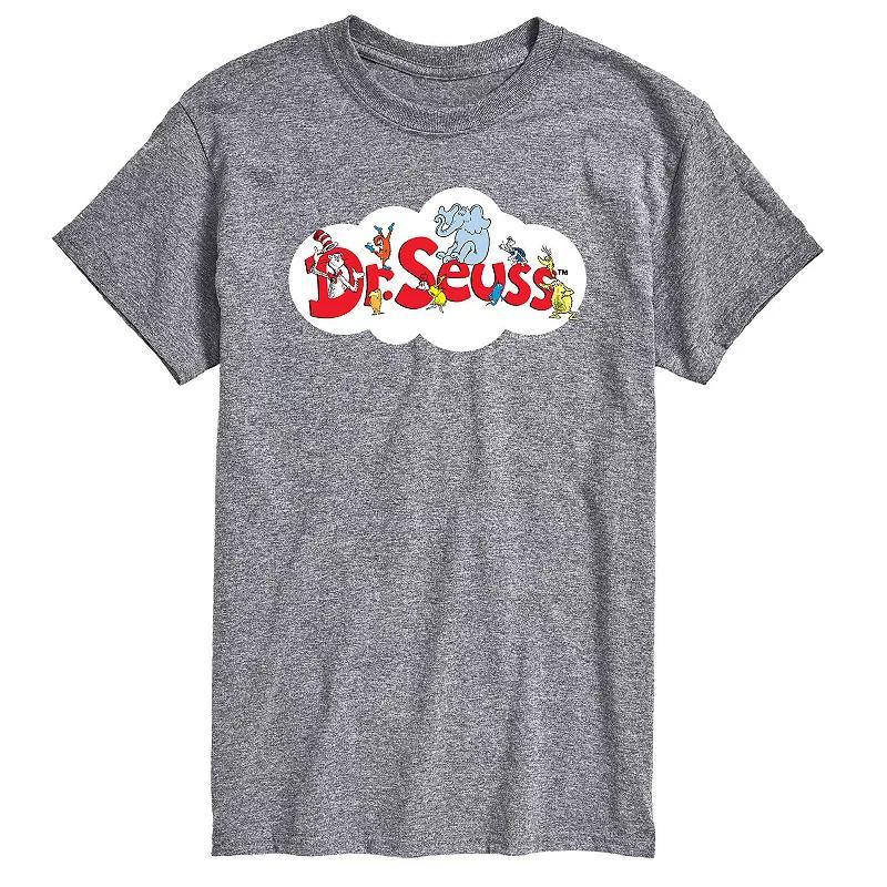 Men's Dr. Seuss Cloud Logo Tee, Size: Medium, Black Product Image