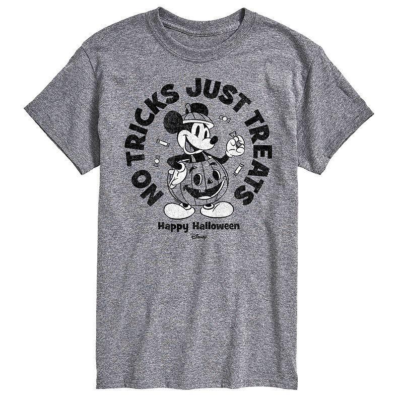 Disney's Mickey Mouse Men's No Tricks Just Treats Graphic Tee, Size: XL, Gray Product Image
