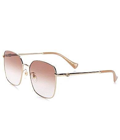 Womens 58MM Square Sunglasses Product Image