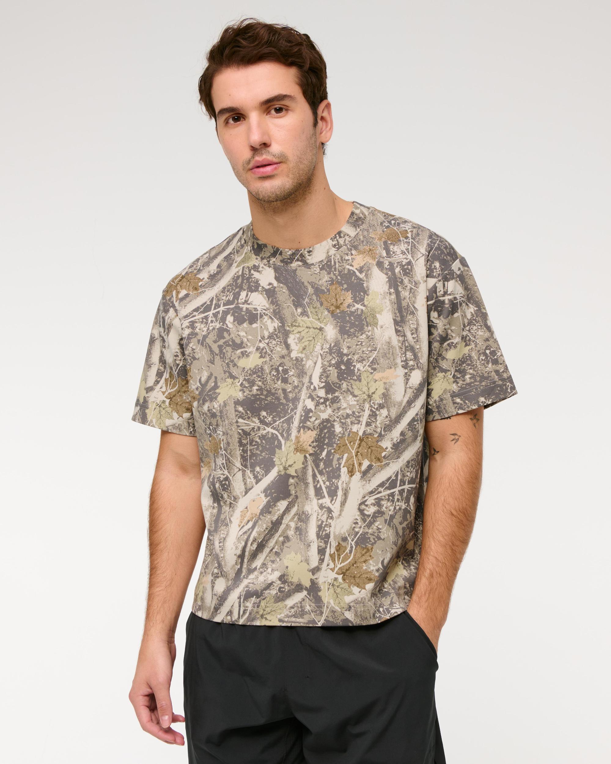 YPB Active Cropped Heavyweight Cotton Tee Product Image